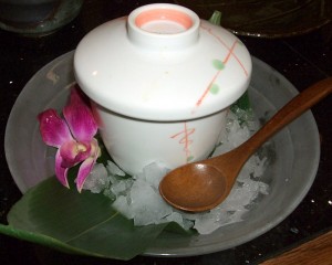 chawanmushi-closed Chawanmushi with Fresh Pickled Orchid